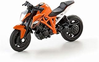 siku 1384, KTM 1290 Super Duke R Motorbike, Metal/Plastic, Orange, Rubber tyres