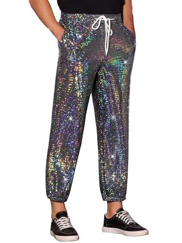 Pantalon à paillettes homme idéal pour briller en club ou se détendre avec style
