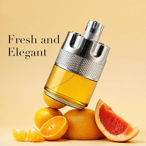 Image of AFLUXE Azura Noir Men's Cologne, Woody Spicy Eau de Parfum, 100ml, Long Lasting Fragrance with Fresh Citrus & Vetiver, Day to Night Wear