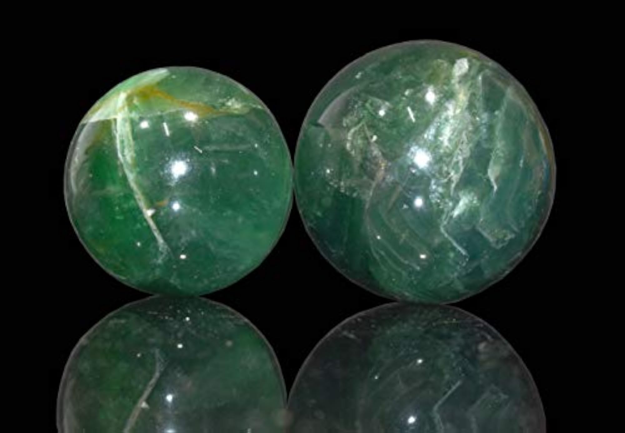 Fluorite Chakra Balancing Sphere, Natural Healing Crystal