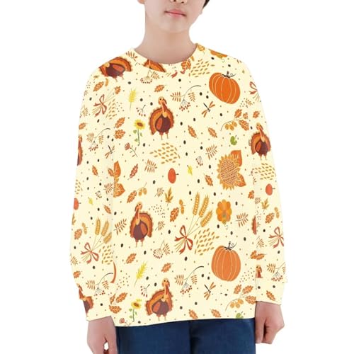 Mumeson Pullover for Girls Boys Teens Novelty Print Sweatshirt Loose Fit Gym Workout Running Athletic Sportwear2