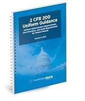 2 CFR 200 Uniform Guidance: Updated in 2022 1952374170 Book Cover