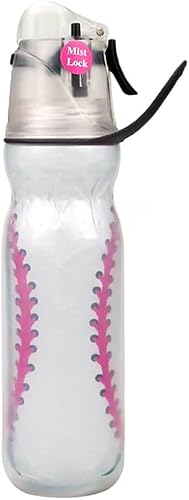 Botellas de agua deportivas de béisbol para niños y niñas, botella de agua aislada de 20 onzas para niños, botellas de agua de plástico sin BPA, a