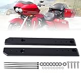 Goldfire Relocator Kit Mount Plate Rack Adjustable 1"-3" Tour Pak Pack Extend Compatible with Harley