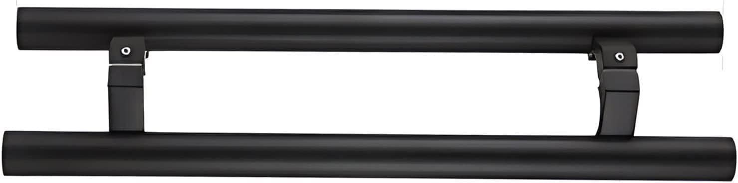 Poignée de porte coulissante noire 100 cm en métal galvanisé avec raccords