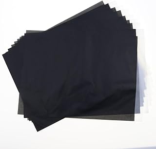 Carbon Paper - Black Carbon Copy Paper for Wood, Paper, Canvas and Other Art Surfaces, 8.5 x 11 Inches, 100 Sheets