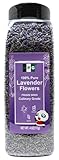 NPG Lavender Flowers 4 Ounces, Culinary Grade Lavender Flower Buds for Herbs Tea Drinks, 100% Pure All Natural for Drink, Bakery, DIY Soap, Fragrance Sachet