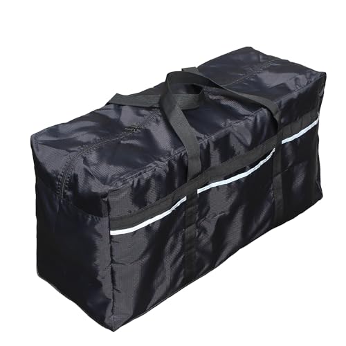Extra Large Duffle Bag Lightweight, 96L Water Resistant Travel Duffel Bag Foldable for Men Women Camping (BLACK 96L)