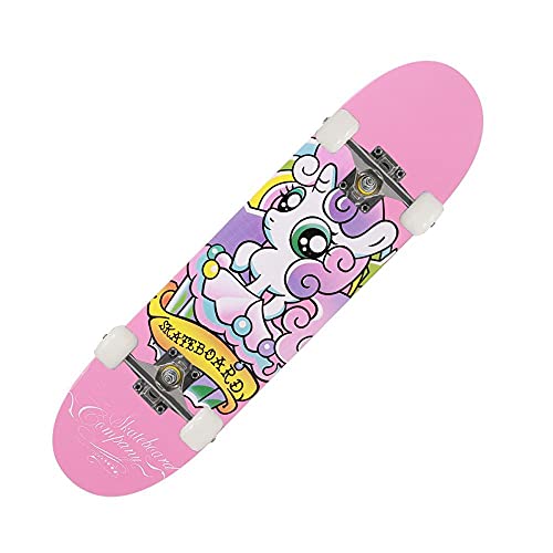 Skateboard en 8 couches d'érable canadien avec planche à double coup de pied robuste