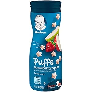 Gerber Strawberry Apple Baby Puffs – 1.48oz