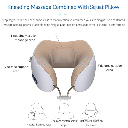 Image of Dealsure Neck Massager | Handheld Neck Massager For Cervical Pain with Vibration, Magnetic & Far Infrared Therapy for Neck, Shoulder & Muscle Relaxation