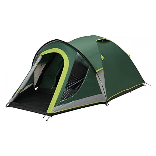 Coleman Kobuk Valley Camping Tent | Lightweight 4 Person Igloo Tent with Extra Dark Bedroom | 4 Man Dome Tent with Awning | 100% Waterproof WC 4.500,Kobuk Valley 4+