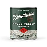 Bionaturae Organic Whole Peeled Tomatoes - Whole Peeled Tomatoes Canned, Tomatoes Organic, Keto Friendly, Non-GMO, No Added Sugar, No Added Salt, Made in Italy - 28.2 Oz, 12 Pack