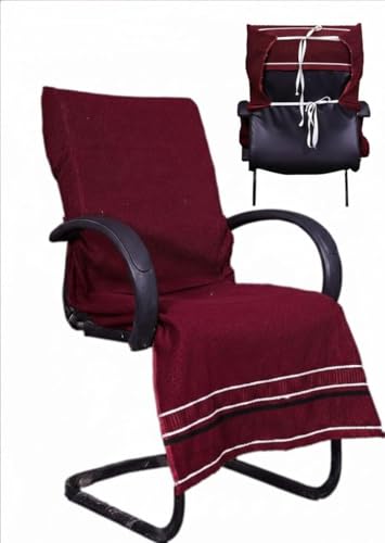 Image of Car Seat Towel Cover, Universal Size 76x152 cm, Soft and Comfortable Seat Protector for All Cars, Single Pack of 1 (1, Ch Marron, 30x60inc.)