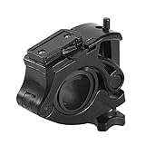 Milageto Universal Handlebar Clamp for Bike Headlight Attachment Front Light Holder Headlight Bracket Bike Light Mount - Easy Installation