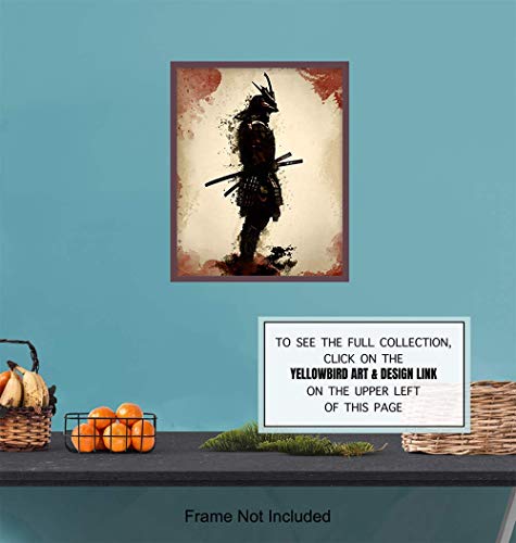 Yellowbird Art & Design Samurai, Ninja, Martial Arts Wall Art, Home Decor - Unique Poster thumb #5