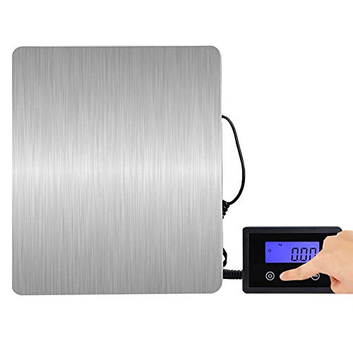 Báscula electrónica comercial digital 180kg acero inoxidable