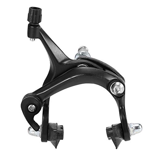 mewmewcat Front/Rear Fixie Bike Brake Kit Road Bike Cruiser Brake Set Bike Caliper Brake Kit Side Pull Brake Set,Caliper Brake Bicycle, Black