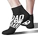 MENGCORE My Dad Is A Veterann Athletic Socks Veterans Day Casual Men Socks No Show Dress Socks Fashionable Socks