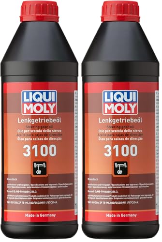 Liqui Moly Huile pour boîtier de Direction 3100 en lot de 2 lubrifiants