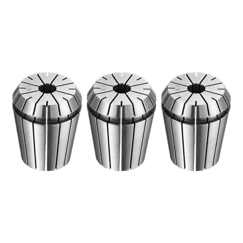 QUARKZMAN 3 Piezas Er32 8mm Portabrocas de Pinza de Resorte de Alta Precisión 0.015mm para Máquina de Grabado CNC Torno Fresadora