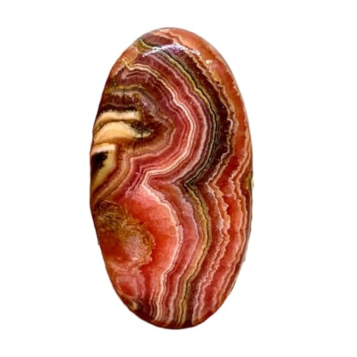Rhodochrosite pour collier bohème cabochon naturel 43mm idéal création bijoux fait main