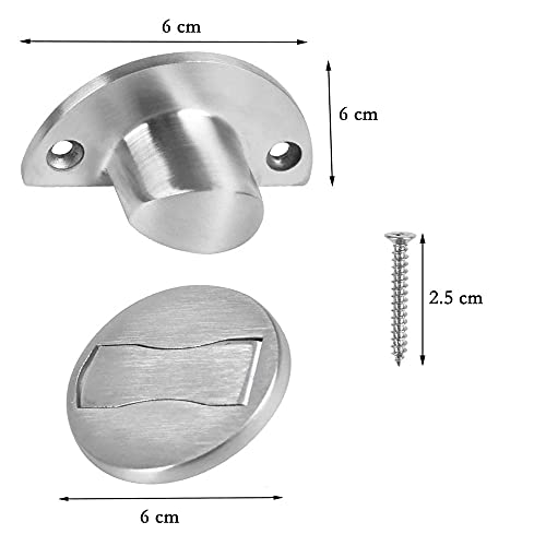 Tope de Puerta Magnético, 2 Piezas Tope de Puerta