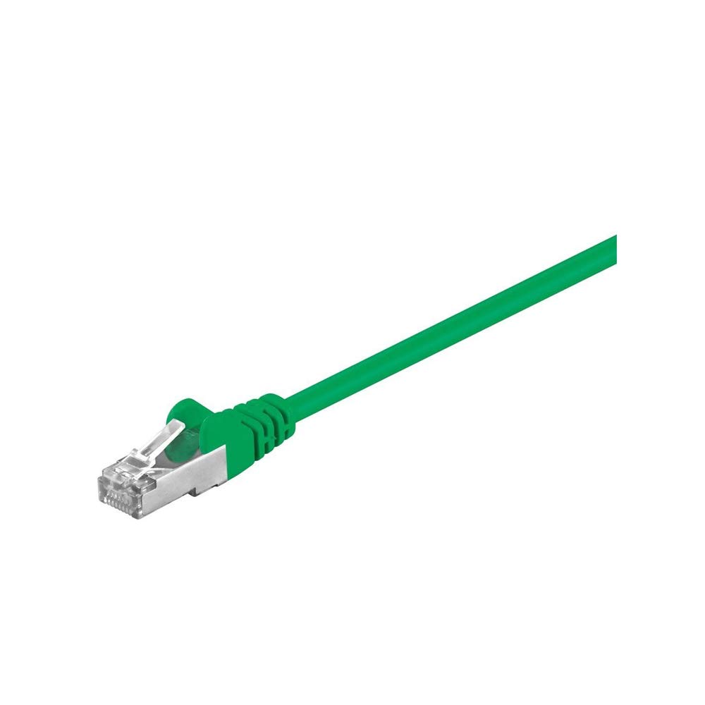Goobay 50182 CAT 5e Patchcable, F/UTP, Green, 3m Cable Length