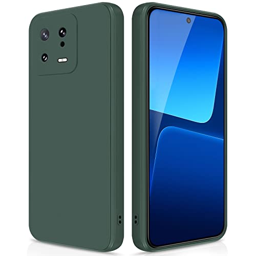 GiiYoon Hülle Kompatibel mit Xiaomi 13, Hochwertiges Liquid Silicone Case, Rundumschutz Handyhülle, Kratzfestes Weiches ...