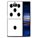 Produktbild Stuff4 Gel TPU Hülle/Case für Sony Xperia 10 Plus 2019 / Weiß Kachel 5/1 Muster/Domino/Dominos Kollektion