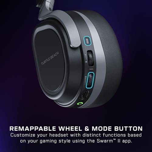 Turtle Beach Stealth 700 Wireless Multiplatform Amplified Gaming Headset for PC, PS5, PS4, & Mobile – 24-bit Audio, 60mm Speakers, High-Bandwidth Microphone, Bluetooth, 80-Hr Battery – Black by Turtle Beach - Image 4