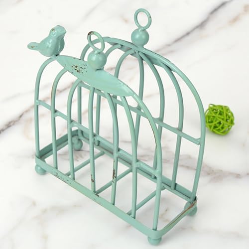 Porte-serviettes design cage à oiseaux en métal robuste pour hôtel