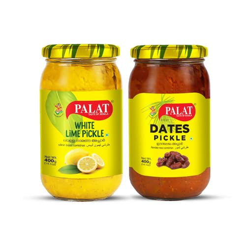 White Lime Pickle and Dates Pickle Combo 400g