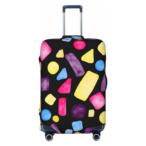 Watercolor Luggage Cover Washable Elasticated Luggage Covers for Suitcase tsa Approved Stylish Dust and Scratch Resistant Luggage Case Protector