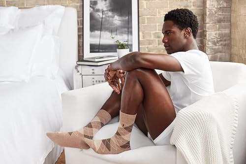 Polo Ralph Lauren Men's Argyle Pattern Dress Crew Socks-3 Pair Pack-Soft Lightweight Cotton Comfort4