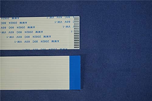 Gimax 100pcs FFC FPC Flexible Flat Cable 1.25 mm pitch 18 PIN 100 120 140 200 300 400 500 600 700 mm Length Reverse Side Type B - (Color: Length 300mm)