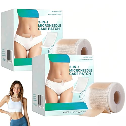 3 In 1 Microdarts Care Patch-(1.6X 60 Roll-1.5M) 2026 New Upgrade Silicone Scar Sheets Reusable Silicone Scar Strips Suitable for All Skin Types (2Boxes)