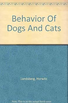 Paperback Behavior Of Dogs And Cats Book