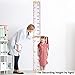 Beinou Baby Growth Chart for Wall Height Chart for Kids Wood Frame Measure Ruler 7.9in x 79in Canvas Hanging Height Measurement for Wall Decor