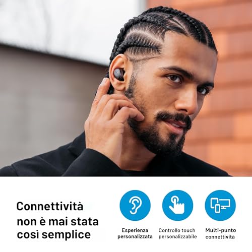 MOMENTUM True Wireless 4 - Smart Earbuds con Bluetooth 5.4, suono cristallino, design confortevole, durata della batteria di 30 ore e Adaptive ANC - nero rame - Gadget - Immagine 7