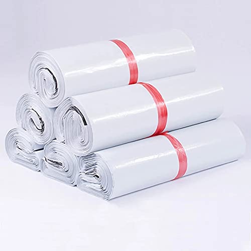Borsa da imballaggio espressa 100 pz/Lotto Bianco Bianco Arresse Borse Impermeabile Poly Buste Busta Mailing Borse Autoal Guarnizione Adesivo Seal Borsa Sacchetto di corriere in plastica