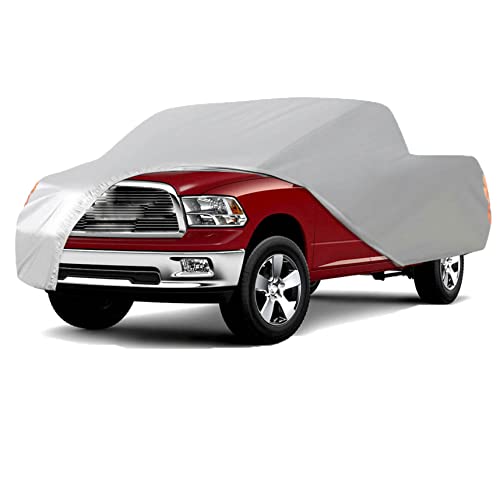 Image of Pickup Truck Cover Universal All Weather Heavy Outdoor Replacement for Pickup Truck up to 250 L x 80 W x 65 H Inch