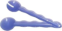 Vista 2 de Tupperware Impressions - Juego de pinzas para servir ensaladas, cucharas entrelazadas, color morado