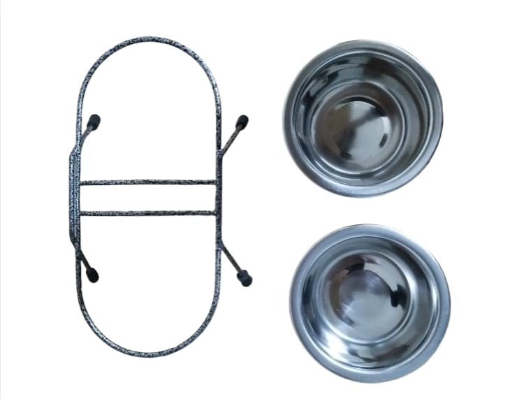 See full amazon price history chart for ARYAN INNOVATIONS Stainless Steel Dog Cat Double Diner Wire Pet Bowl Set for Drinking or Eating Food for Dog and Cats Bowl (200ml*2_XS) ARYAN INNOVATIONS Stainless Steel Dog Cat Double Diner Wire Pet Bowl Set for Drinking or Eating Food for Dog and Cats Bowl (200ml*2_XS) (B0CSXFV7NZ) Amazon Price History, Amazon Price Tracker