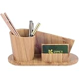 RHCSZ Fashion Personality PU Leather Pen Holder Office Supplies Desk Organizer Storage Box,Desktop C