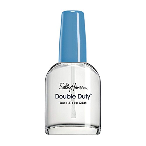 Sally Hansen Double Duty Strengthening Base and Top Coat Nail Polish, 13.3 ml