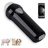 Ultrasonic Scanner, 3.5MHZ Wireless Handheld Ultrasonic Machine, Scanning Depth: 100-180MM, Can Be Connected to Any Android Wireless Device, Suitable for Pigs, Sheep, Cats and Dogs