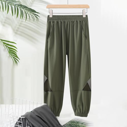 Boys Sweatpants Casual Trendy Elastic Waist Hiking Trousers Baggy Soft Comfy Lounge Athletic Sweat Pant with Pockets2