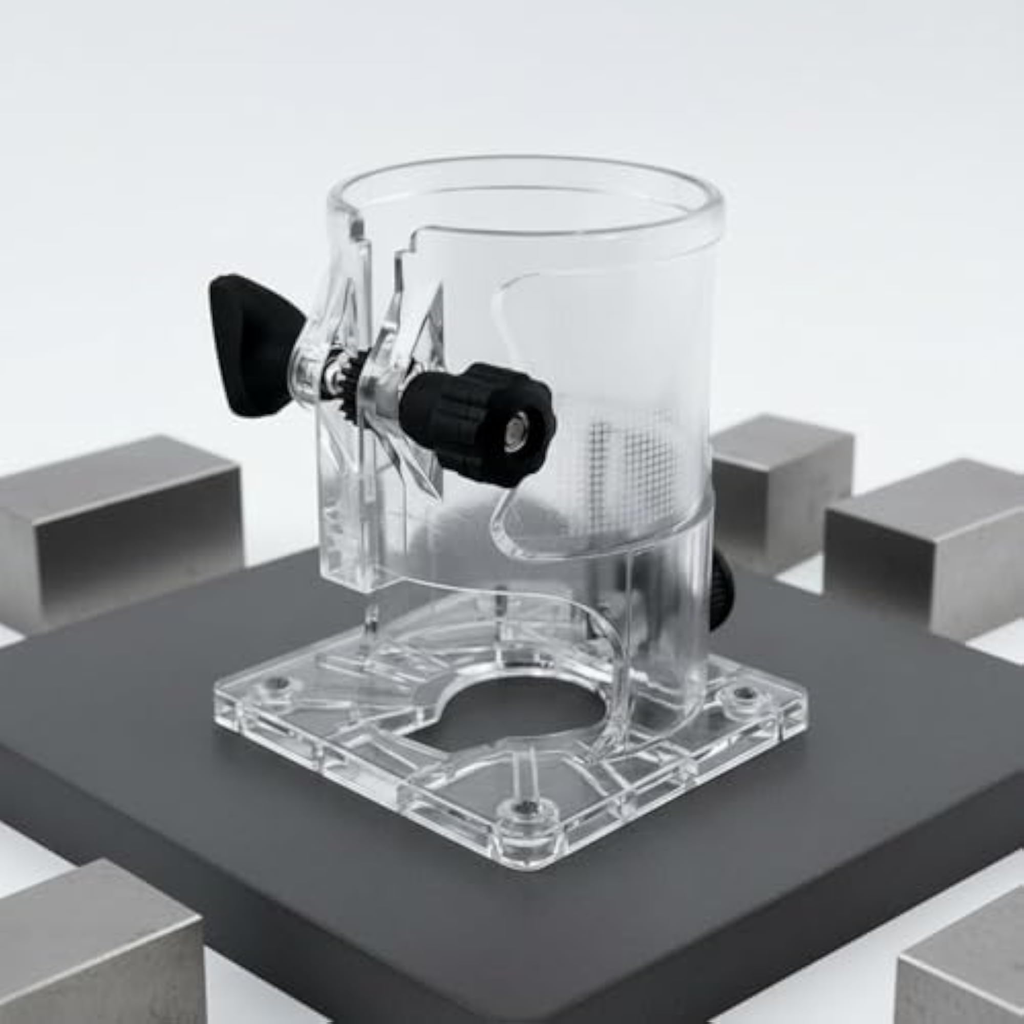 Clear View Transparent Router Base