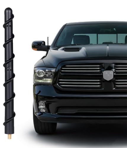 Acdogeer 7-inch Ford Bronco Short Antenna Fits for Ford Bronco Full Size and Sport All Models 2021 2022 2023 2024 2025 2026 7 Inch Spiral Radio Antenna for Bronco Accessories 2021-2026